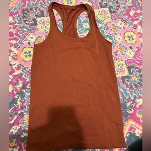 Lululemon Athletica Burnt Orange Tank Top